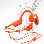 AONIC Flow 2.0 Orange bone conduction headphones